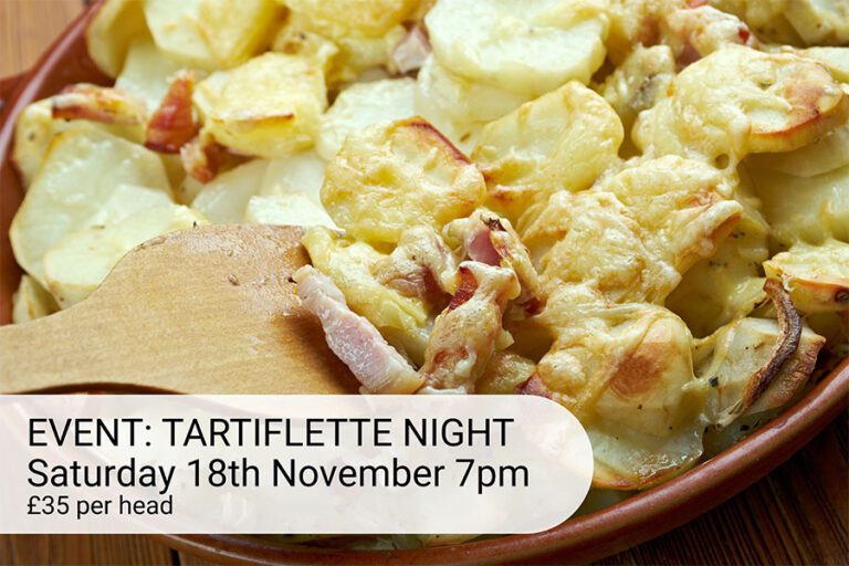 Event: Tartiflette Night!